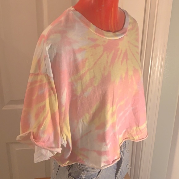 Tie Dye Soft H&M Crop Top - Picture 3 of 8